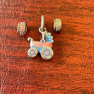 Brighton Baby stroller bracelet charm